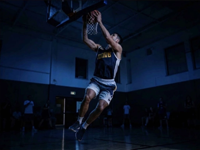 Basketball tournament action